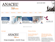 Tablet Screenshot of anaceu.org.br
